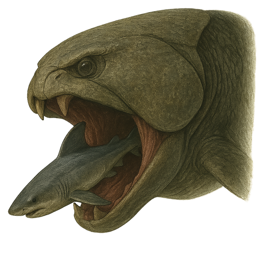 Allow me to introduce a fish so fearsome it made sharks look like guppies — Dunkleosteus, the armored guillotine of the deep.