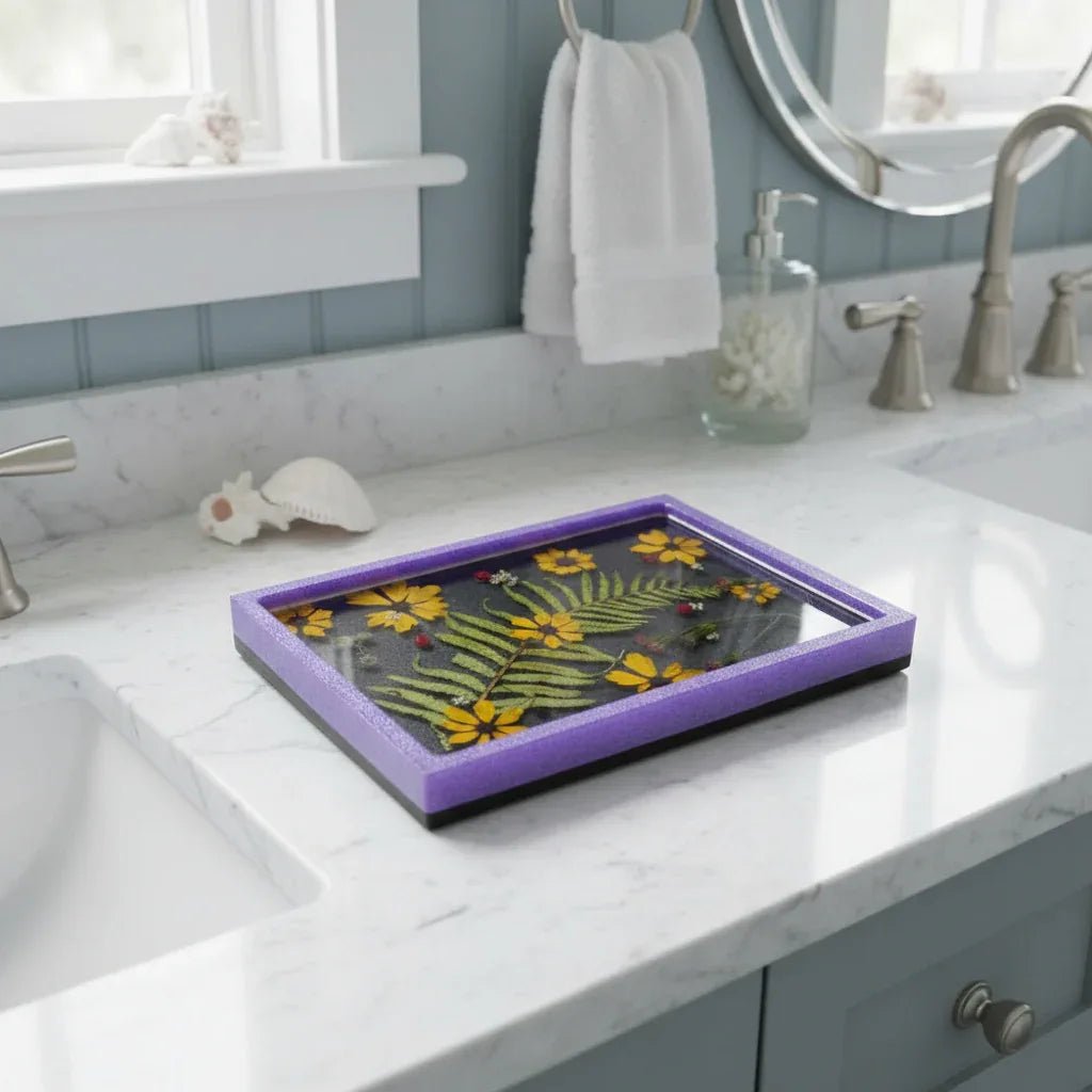 Paradise Wildflower Treasure – Tray – coastal tableware