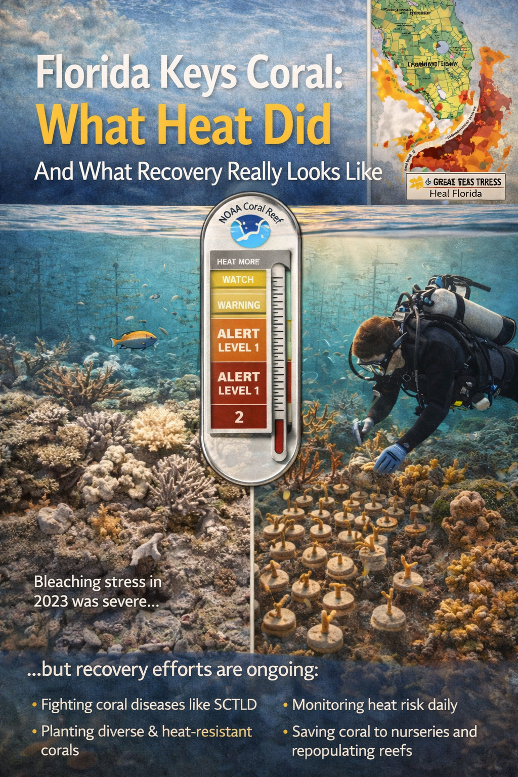 Florida Keys Coral: What Heat Did, and What Recovery Really Looks Like