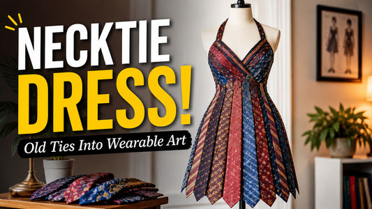 The Necktie Dress: Turning Forgotten Ties Into Wearable Art