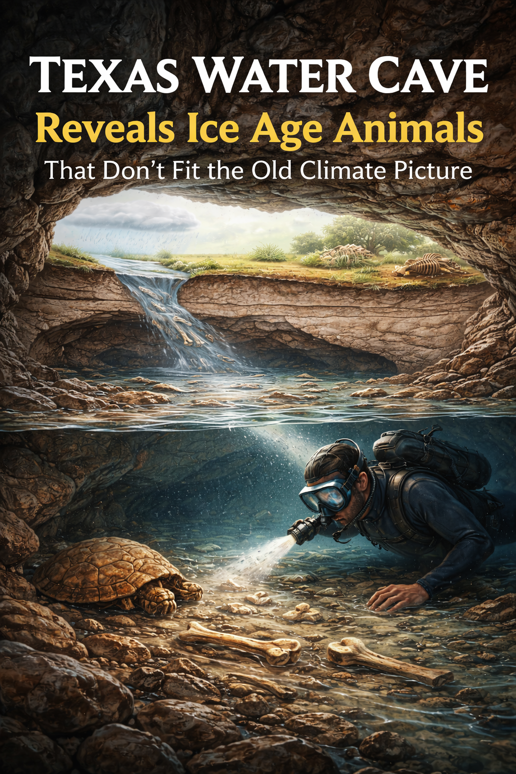 Exploring Texas Water Cave Fossils