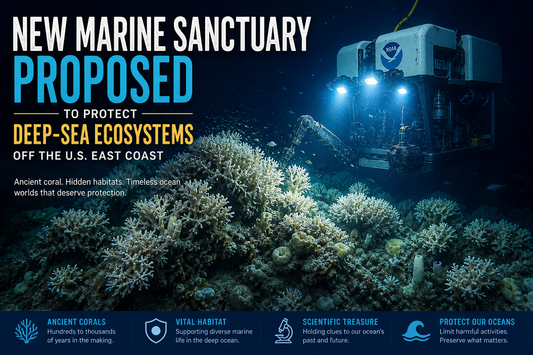 New marine sanctuary exploration at night