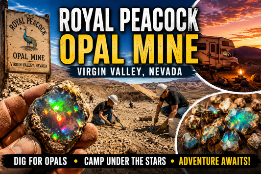Royal Peacock Opal Mine: Nevada’s Desert Treasure Hunt for Black Fire Opal