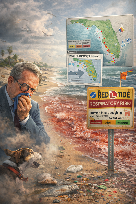 Red Tide: The Map, the Forecast, and the “Don’t Ruin Your Lungs” Rules