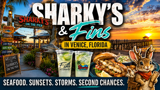 Explore Sharky’s on the Pier and Fins at Sharky’s in Venice, Florida