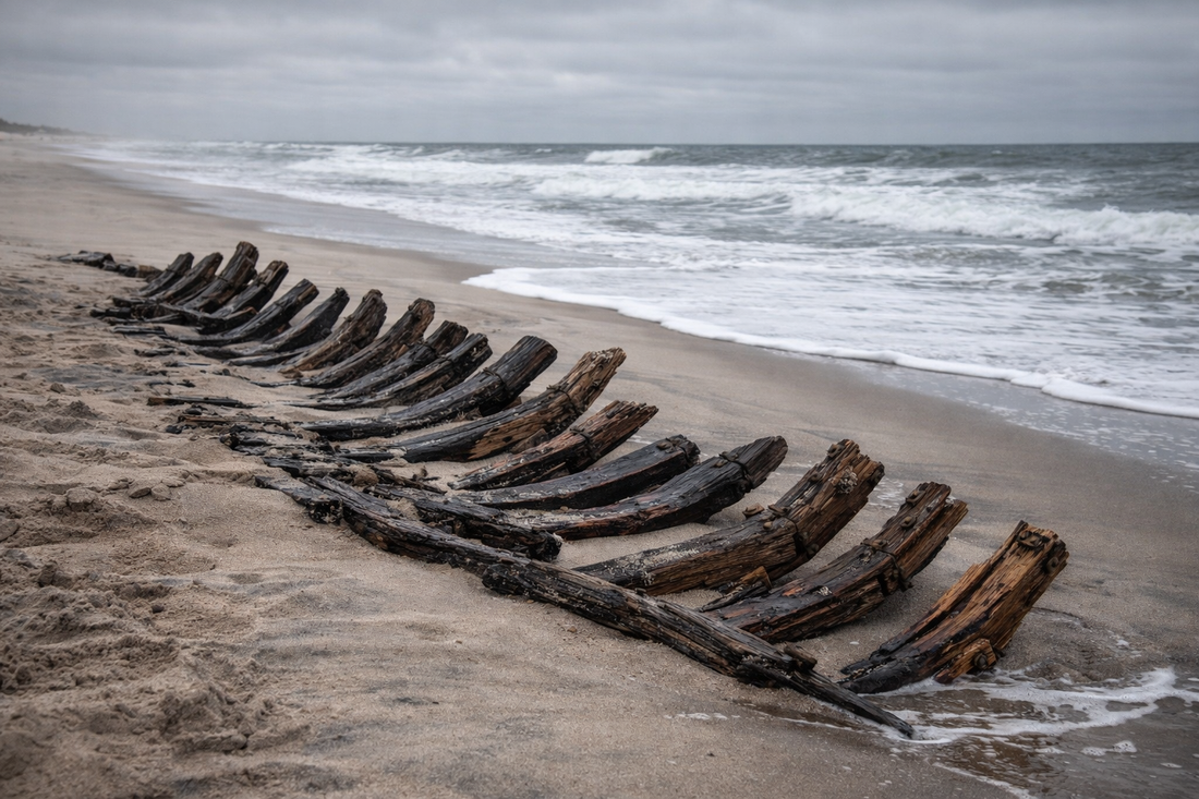 The Shipwreck the Winter Gave Back: A 136-Year-Old Ghost on a New Jersey Beach