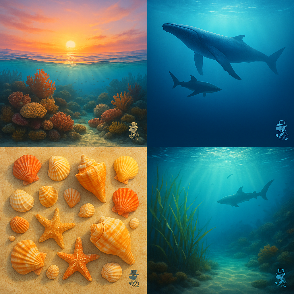 Sunday Fun Day: Four Little Wonders from Our Gulf - Fossil Art Creations 