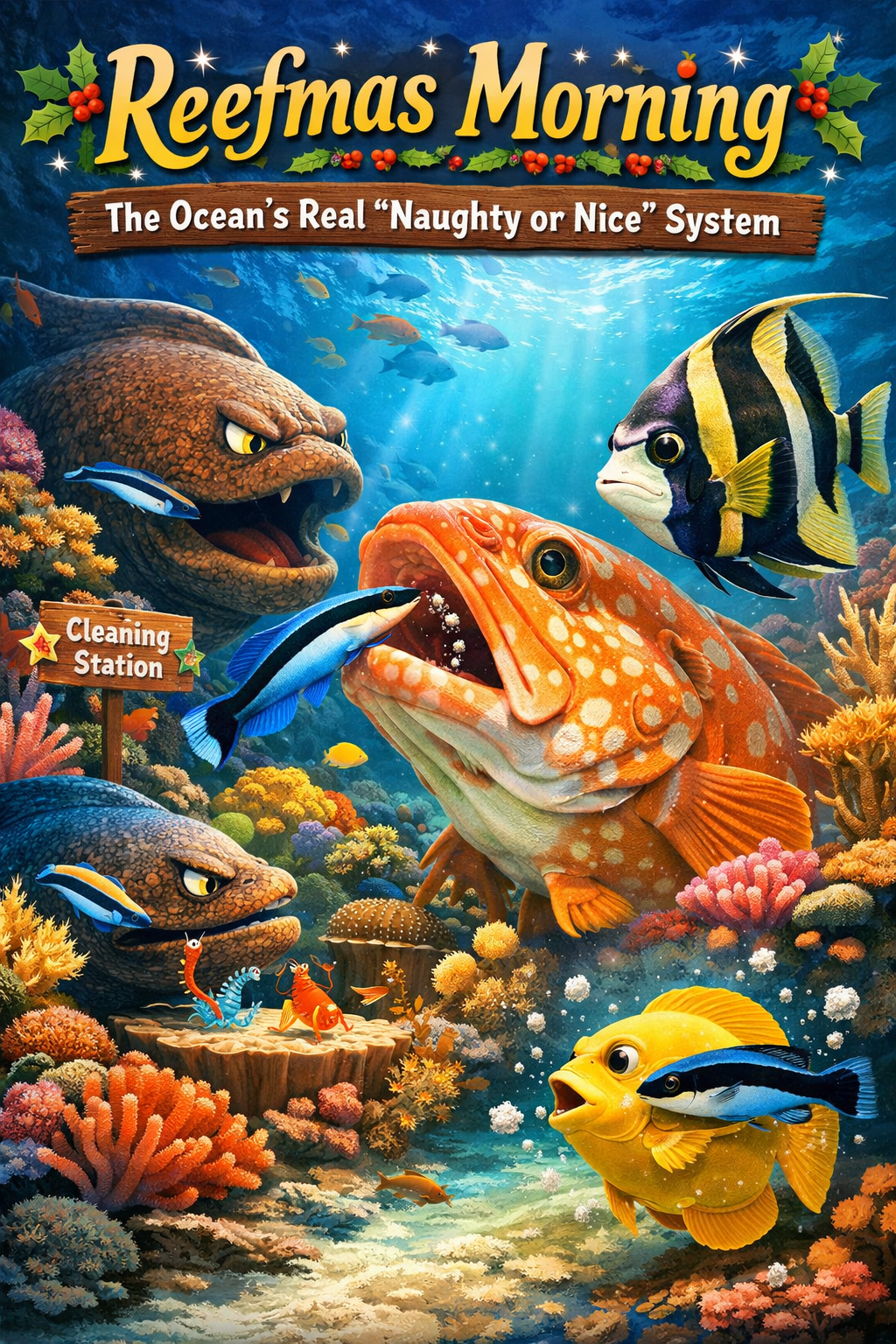Reefmas Morning: The Ocean’s Real “Naughty or Nice” System