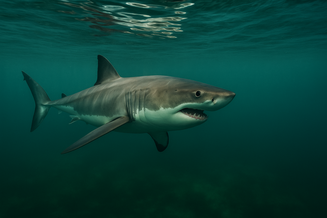 Face-to-Face with a Great White off the Coast of Maine - Fossil Art Creations 