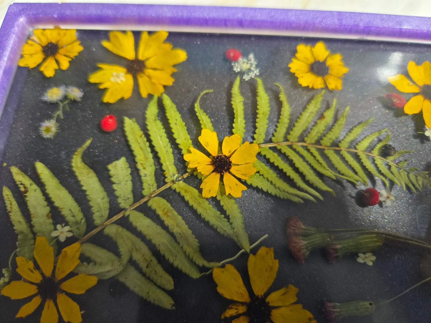 Botanical Shores – Floral Resin Trays & Coasters