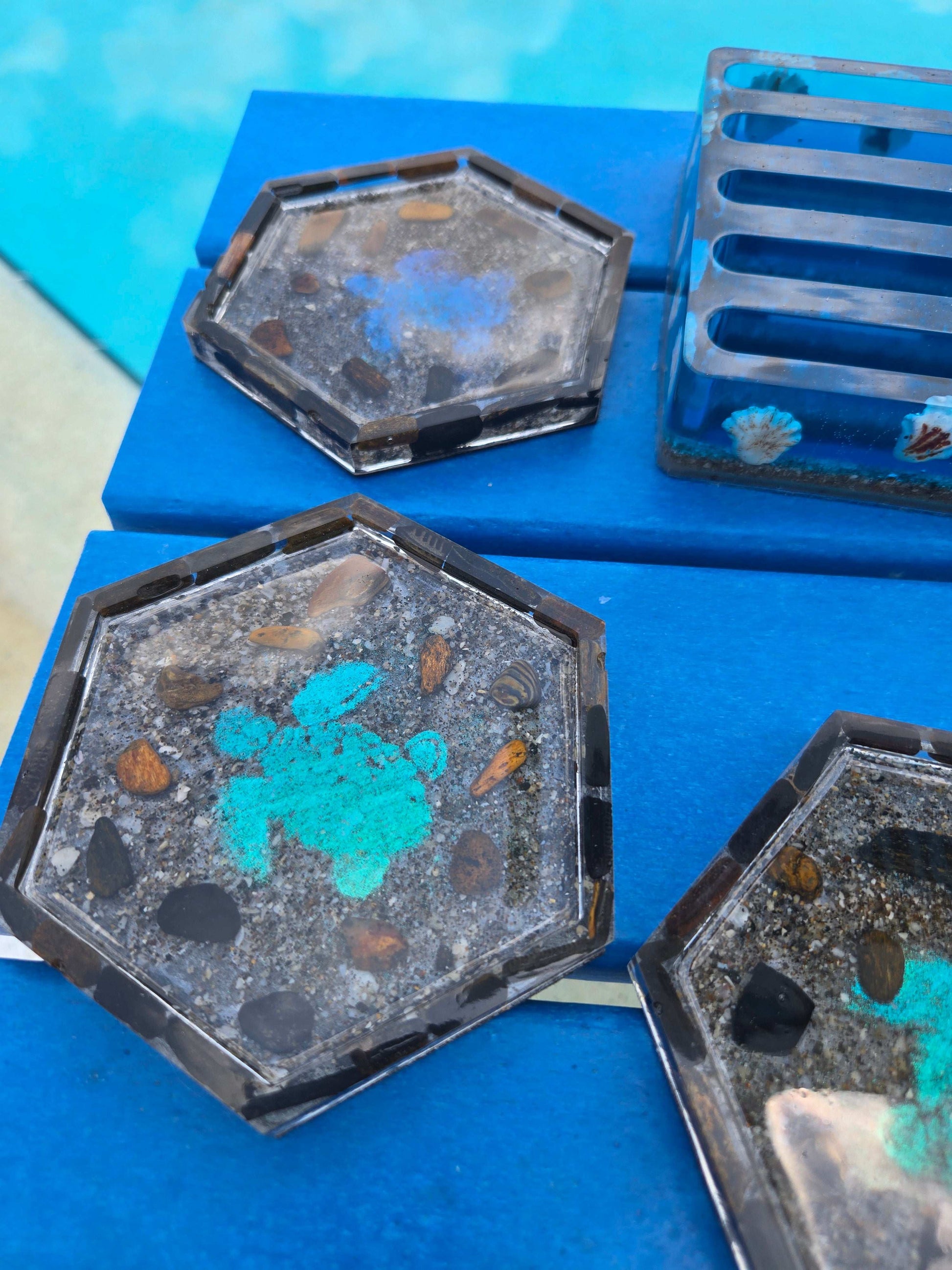 Tropical Tide Coaster Set