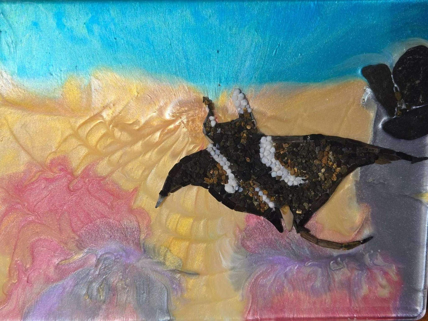 Mantaray Tray -  Fossil Art Creations