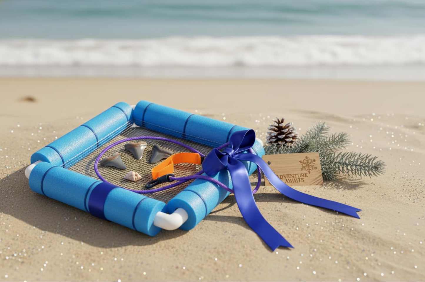 Shark Tooth Sifter — Lightweight, Large Screen (RELODECOR)