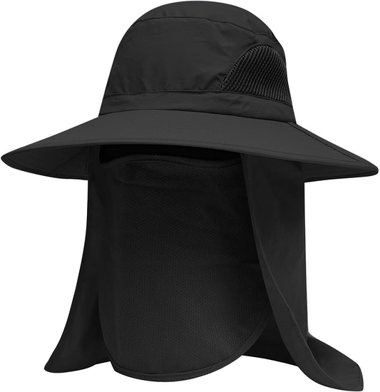 EINSKEY Wide Brim Sun Hat, UPF 50+ UV Protection Waterproof Packable Bucket Hat for Men & Women, Fishing Hiking Beach Garden