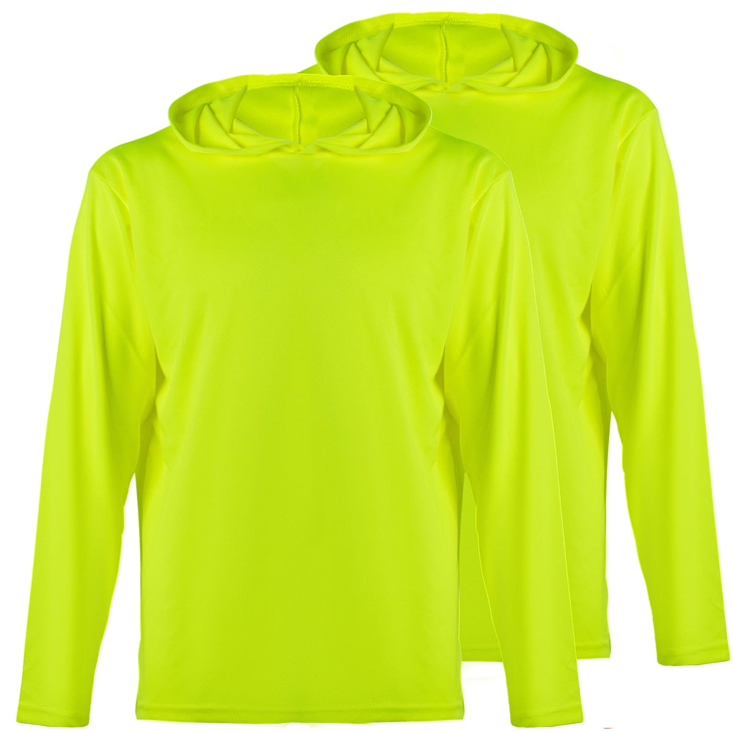 ProtectX High Visibility Sun Protection Lightweight Long Sleeve Hoodie, UPF 50+ Quick-Dry, SPF UV Shirt, Active Wear