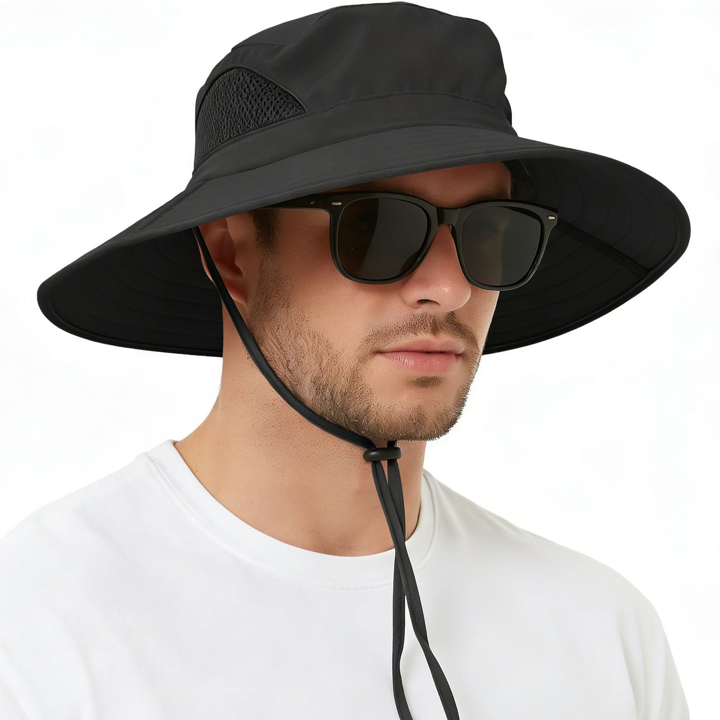 EINSKEY Wide Brim Sun Hat, UPF 50+ UV Protection Waterproof Packable Bucket Hat for Men & Women, Fishing Hiking Beach Garden