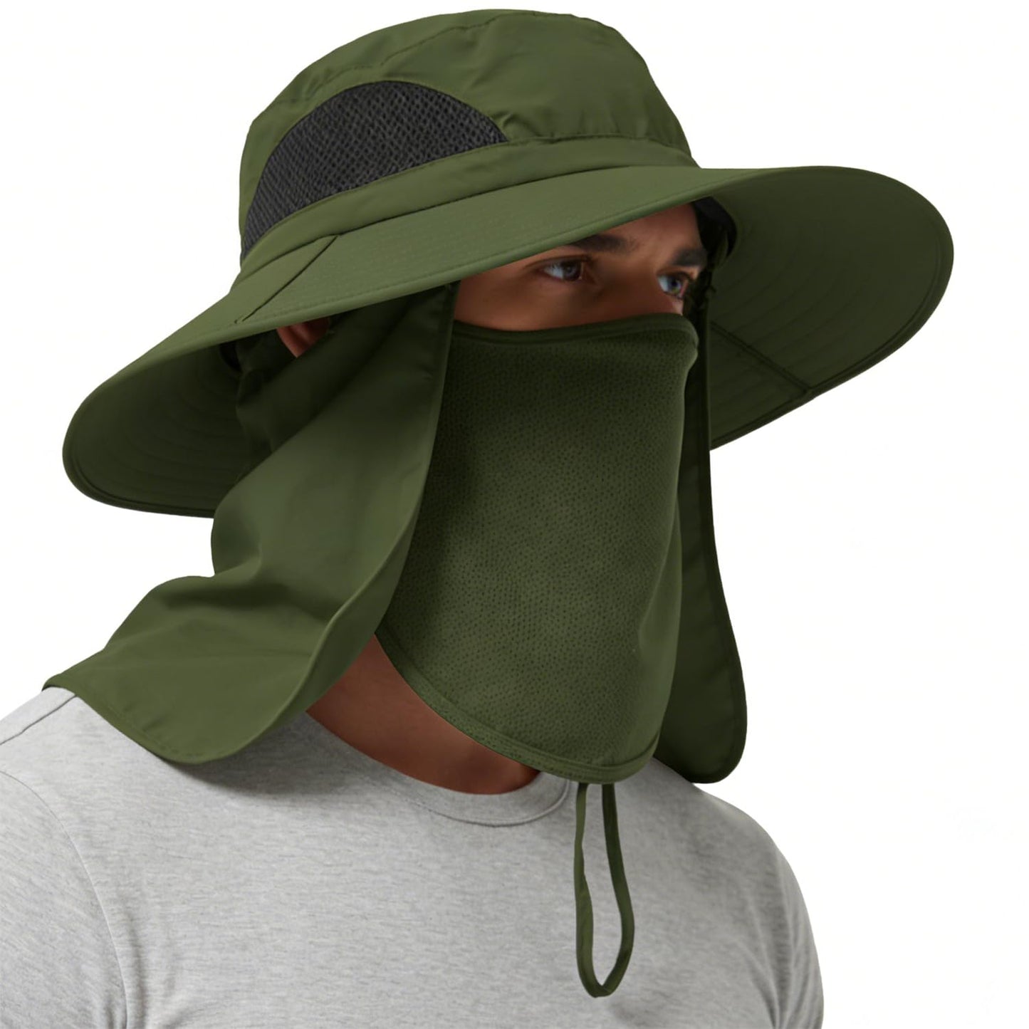 EINSKEY Wide Brim Sun Hat, UPF 50+ UV Protection Waterproof Packable Bucket Hat for Men & Women, Fishing Hiking Beach Garden