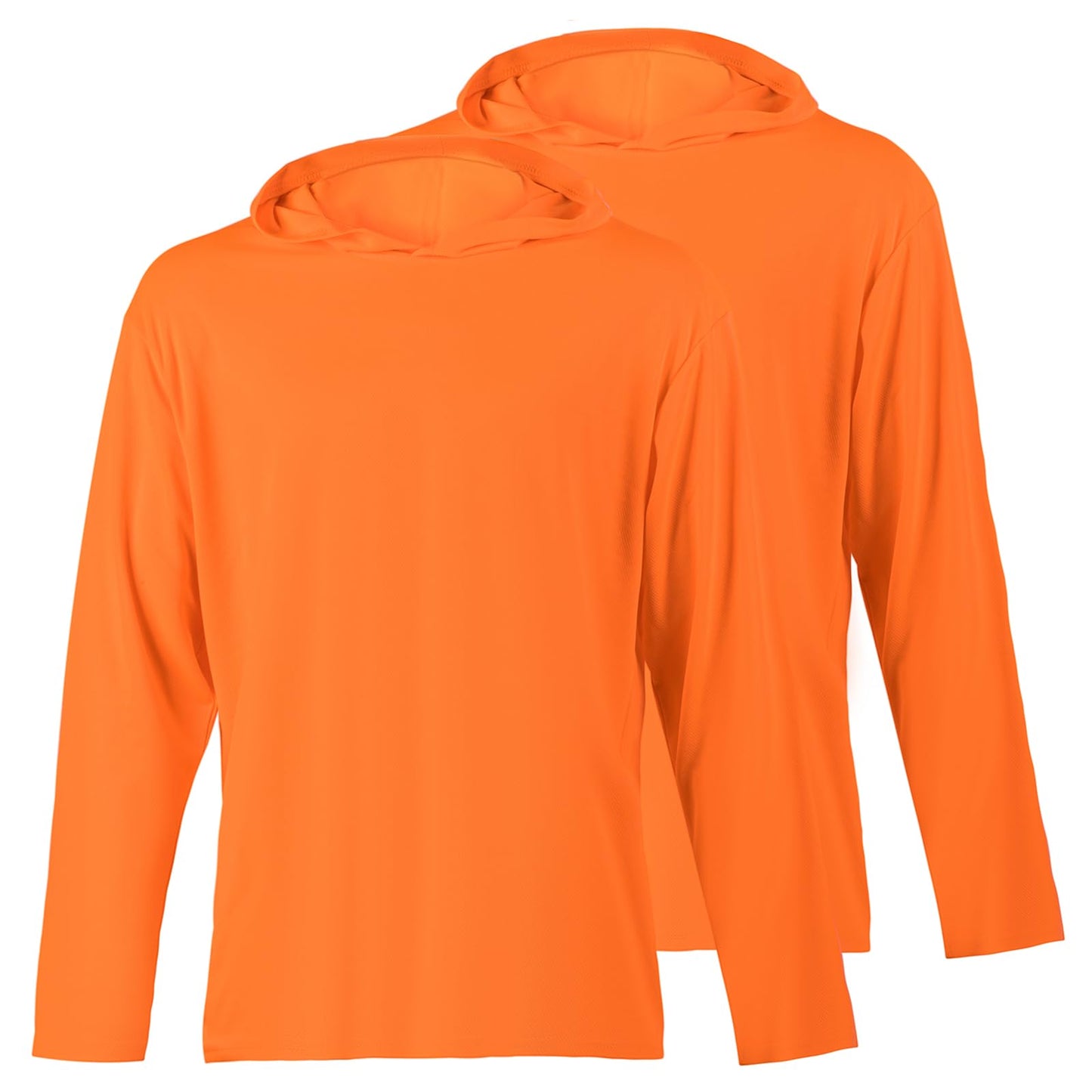 ProtectX High Visibility Sun Protection Lightweight Long Sleeve Hoodie, UPF 50+ Quick-Dry, SPF UV Shirt, Active Wear