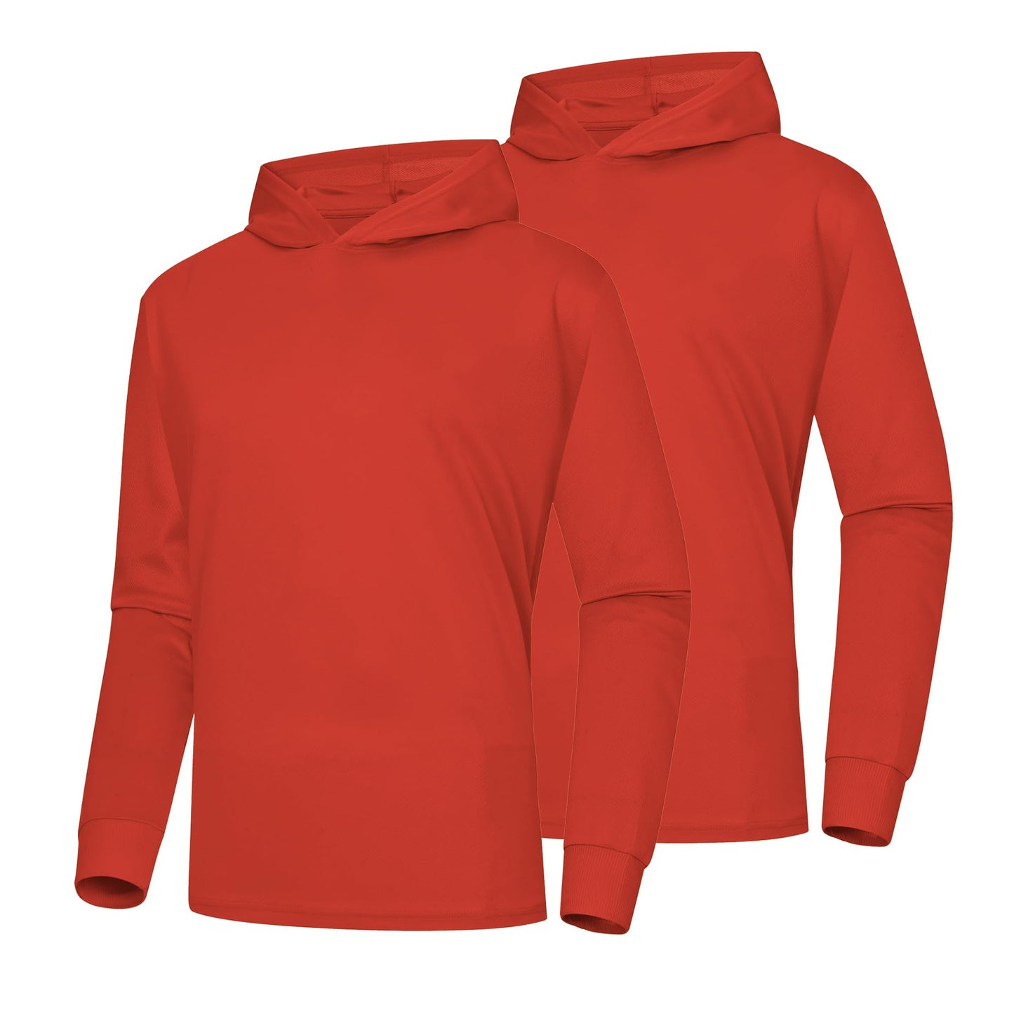 ProtectX High Visibility Sun Protection Lightweight Long Sleeve Hoodie, UPF 50+ Quick-Dry, SPF UV Shirt, Active Wear