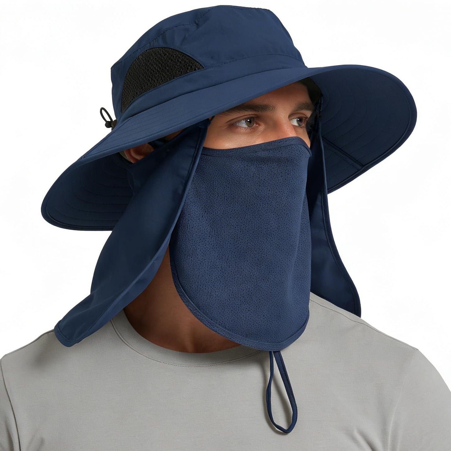 EINSKEY Wide Brim Sun Hat, UPF 50+ UV Protection Waterproof Packable Bucket Hat for Men & Women, Fishing Hiking Beach Garden