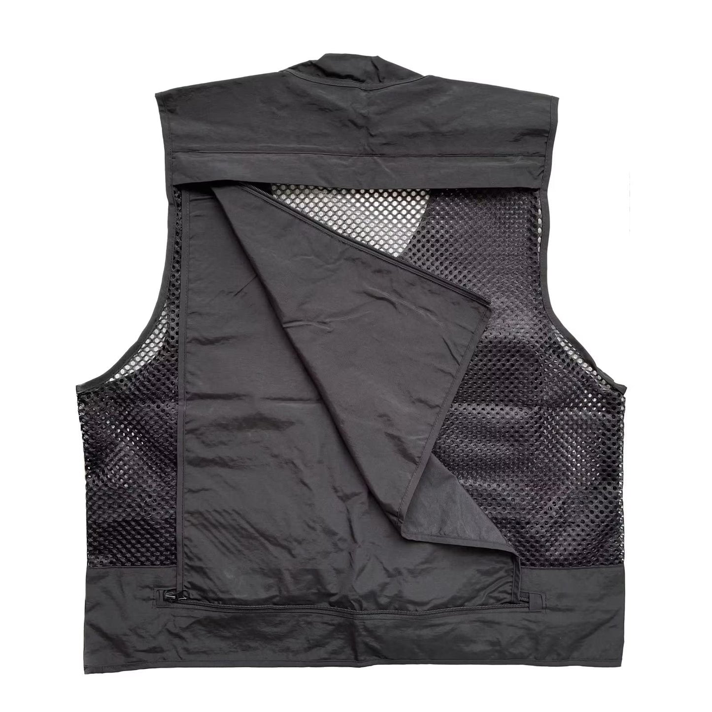 Mesh Multi-Pocket Field Vest — Breathable, Quick-Dry
