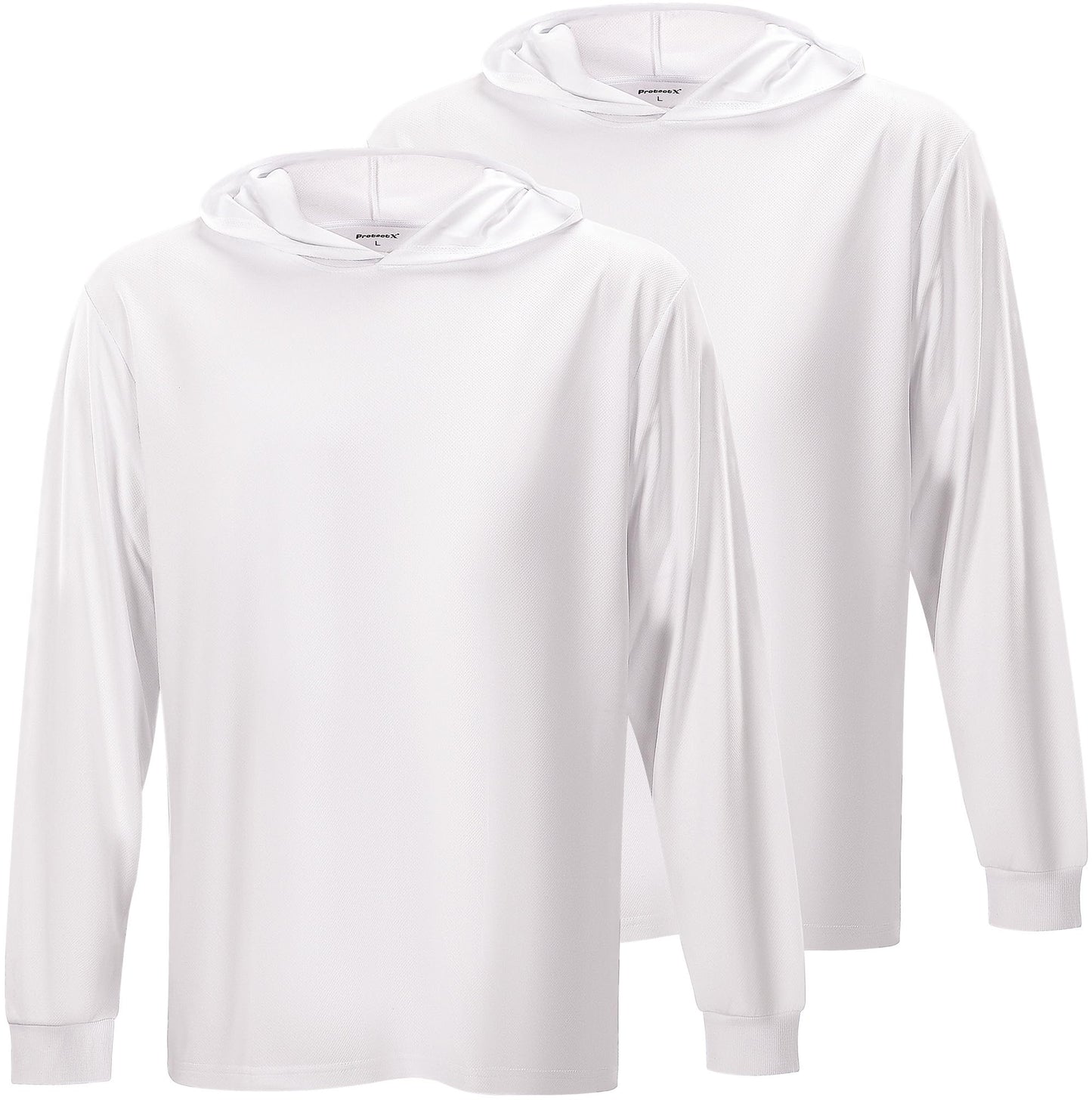 ProtectX High Visibility Sun Protection Lightweight Long Sleeve Hoodie, UPF 50+ Quick-Dry, SPF UV Shirt, Active Wear