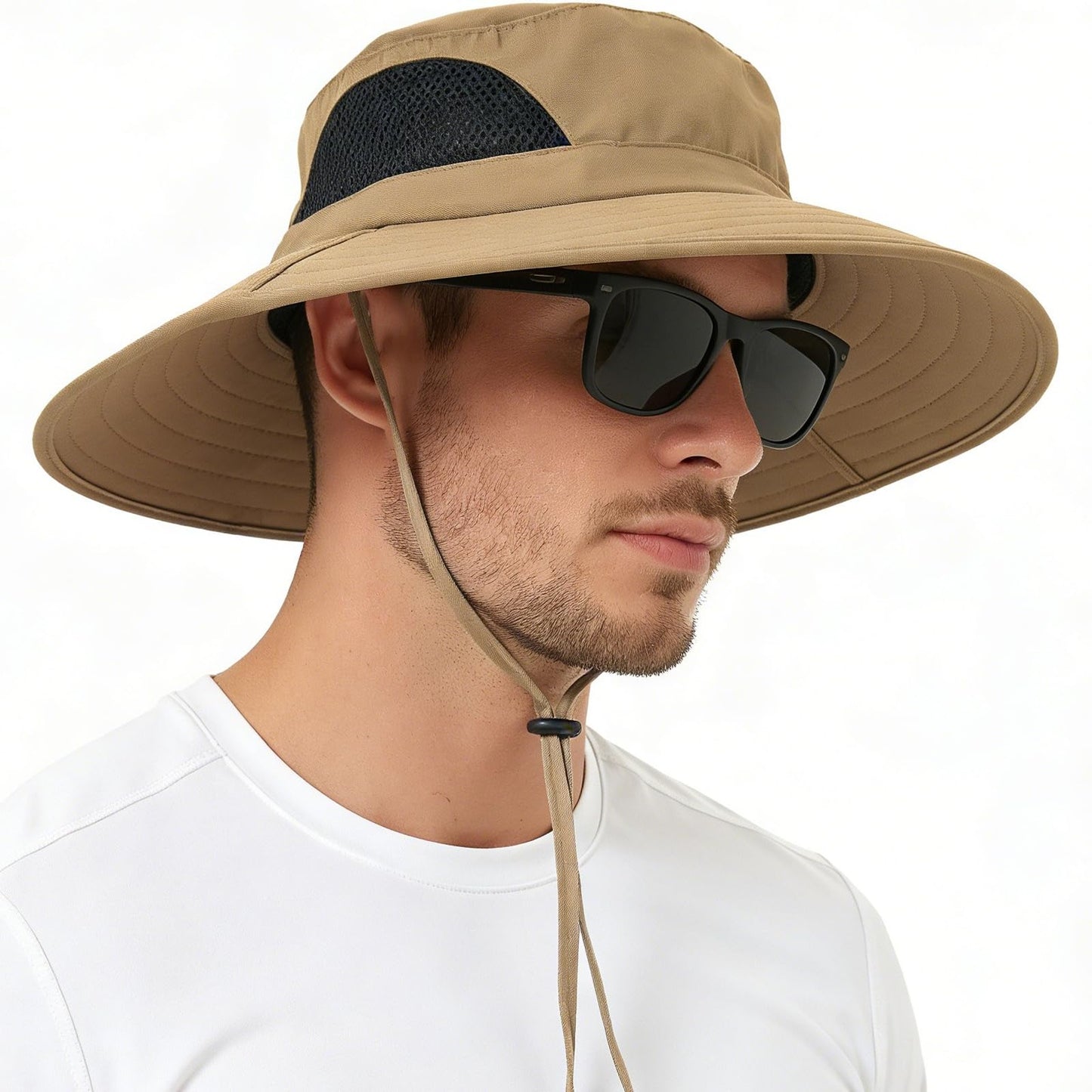 EINSKEY Wide Brim Sun Hat, UPF 50+ UV Protection Waterproof Packable Bucket Hat for Men & Women, Fishing Hiking Beach Garden