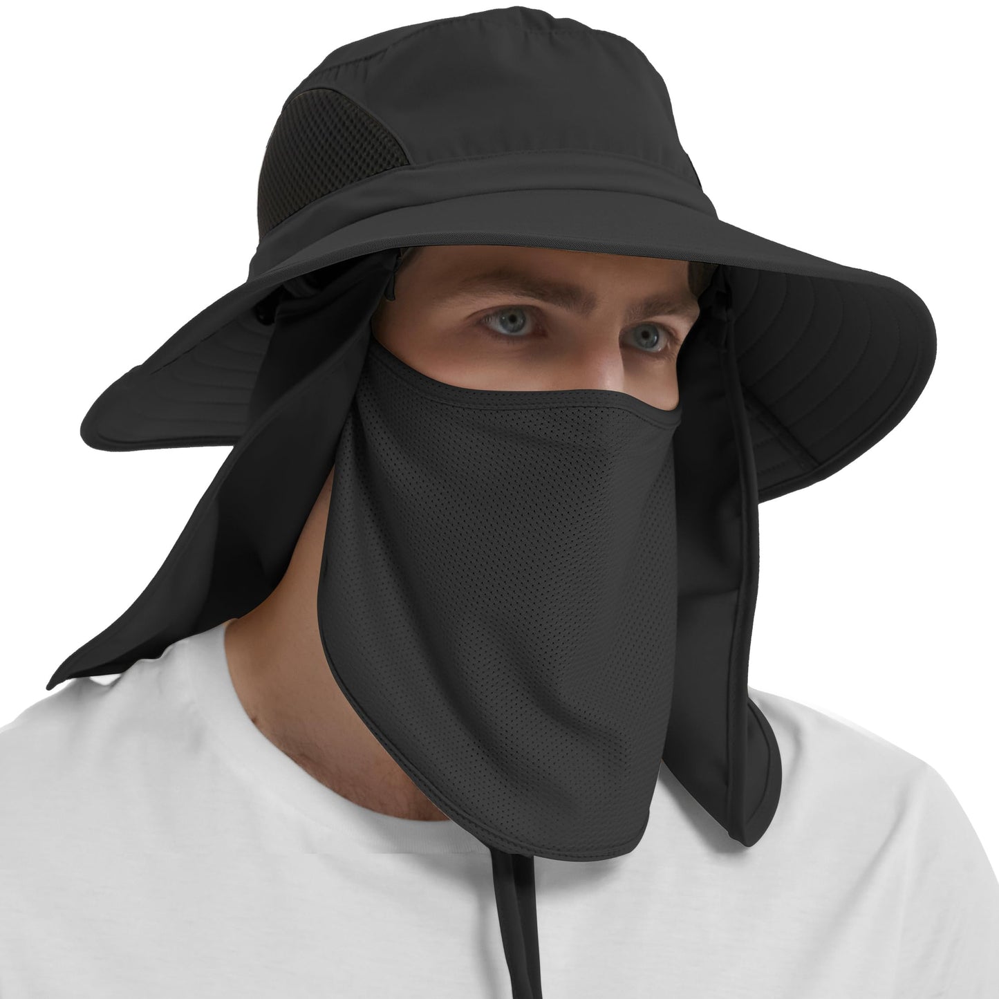 Wide-Brim Sun Hat — UPF 50+, Packable, Waterproof (EINSKEY)