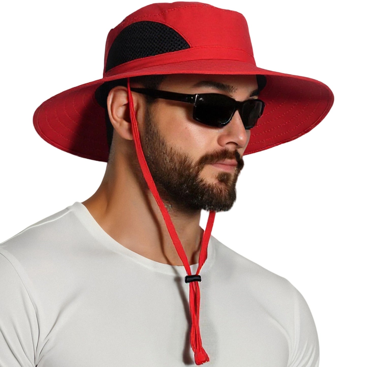 Wide-Brim Sun Hat — UPF 50+, Packable, Waterproof (EINSKEY)