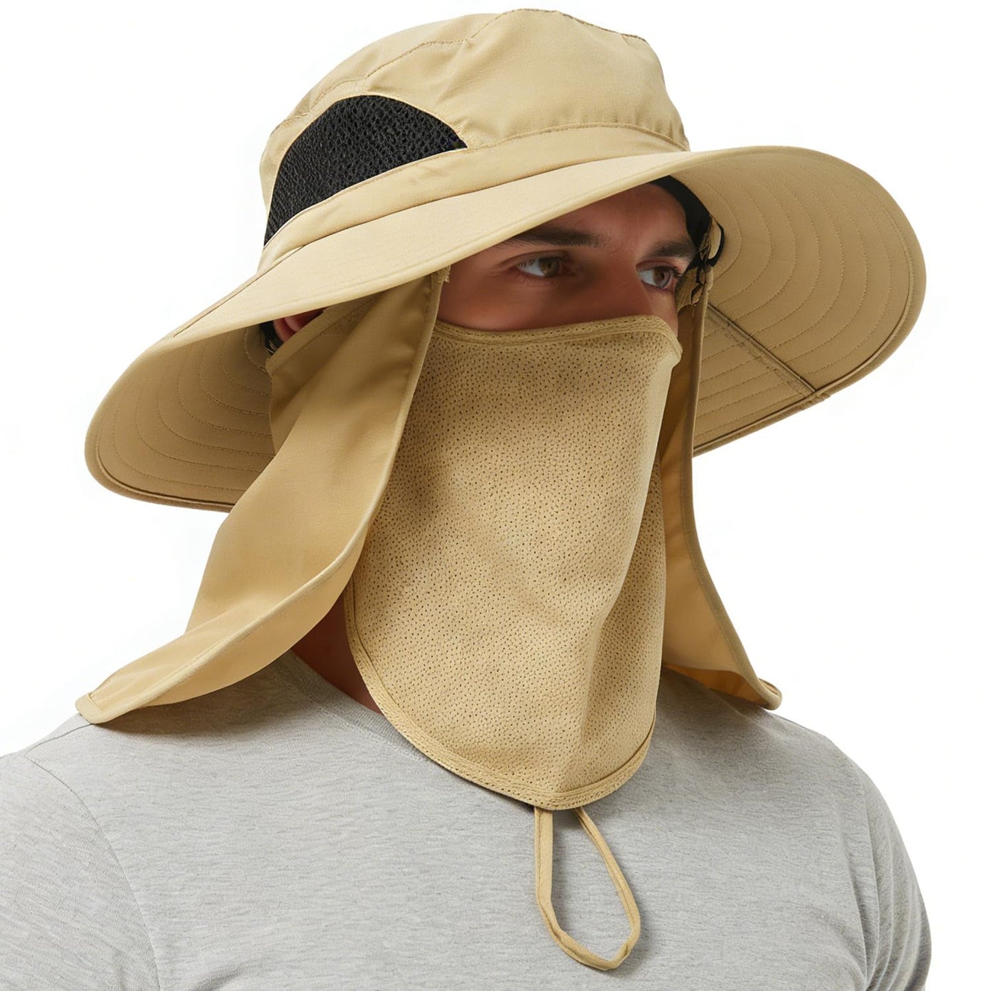 EINSKEY Wide Brim Sun Hat, UPF 50+ UV Protection Waterproof Packable Bucket Hat for Men & Women, Fishing Hiking Beach Garden