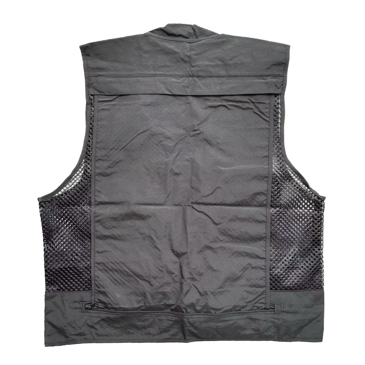 Men Mesh Breathable Multi-Pocket Vest Outdoor Travelers Fly Fishing Photography