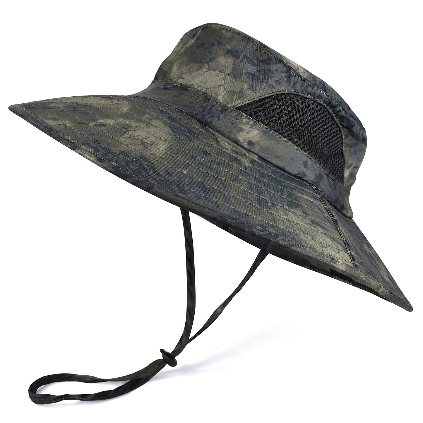 Wide-Brim Sun Hat — UPF 50+, Packable, Waterproof (EINSKEY)