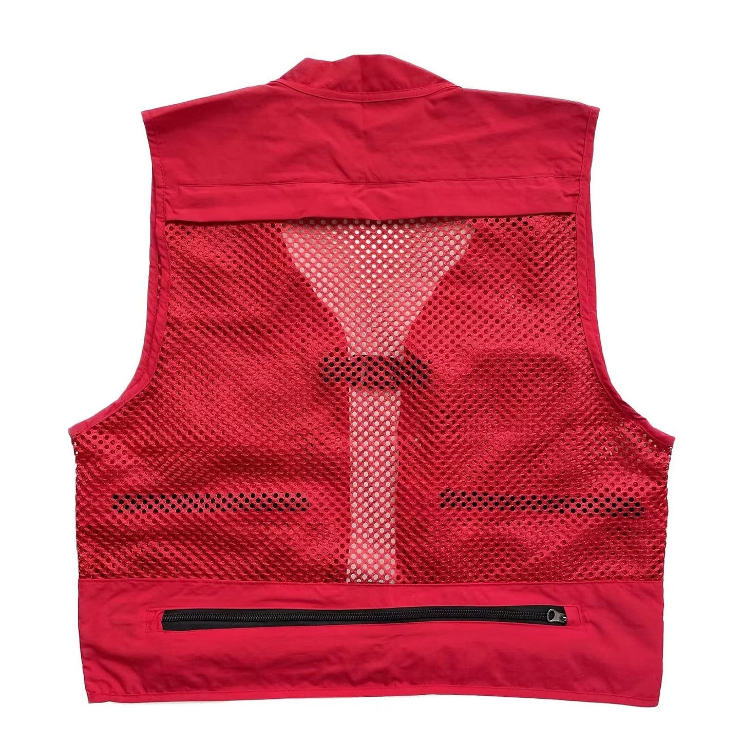 Men Mesh Breathable Multi-Pocket Vest Outdoor Travelers Fly Fishing Photography