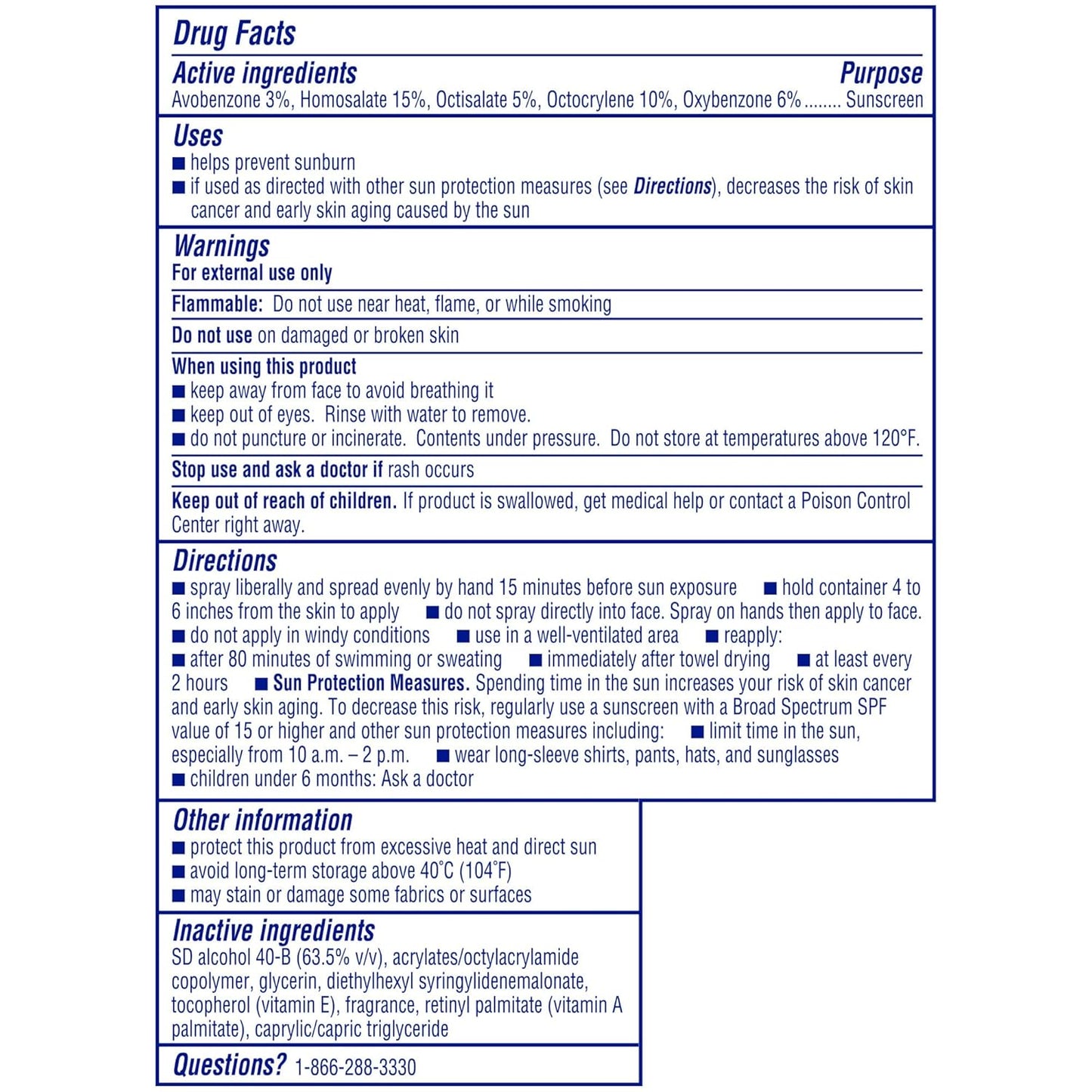 Coppertone SPORT Sunscreen Spray SPF 70 — Water-Resistant (3× 5.5 oz)