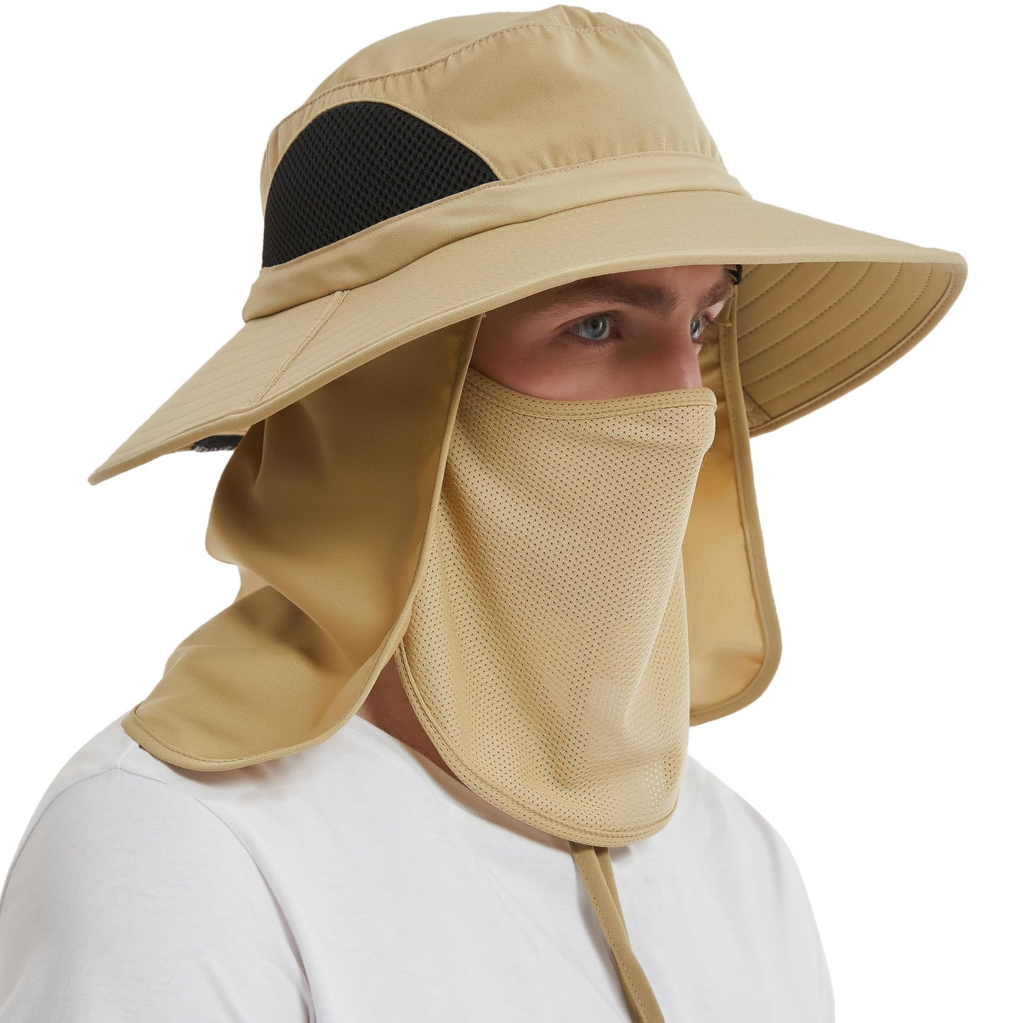 Wide-Brim Sun Hat — UPF 50+, Packable, Waterproof (EINSKEY)