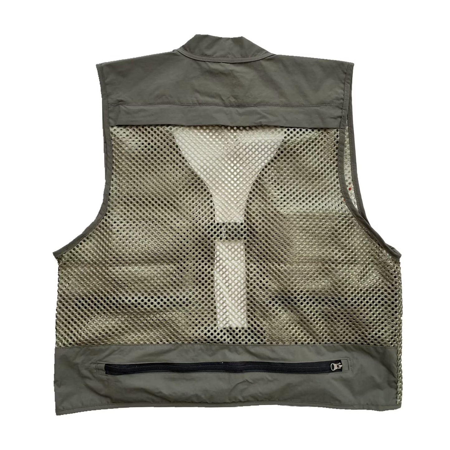 Men Mesh Breathable Multi-Pocket Vest Outdoor Travelers Fly Fishing Photography