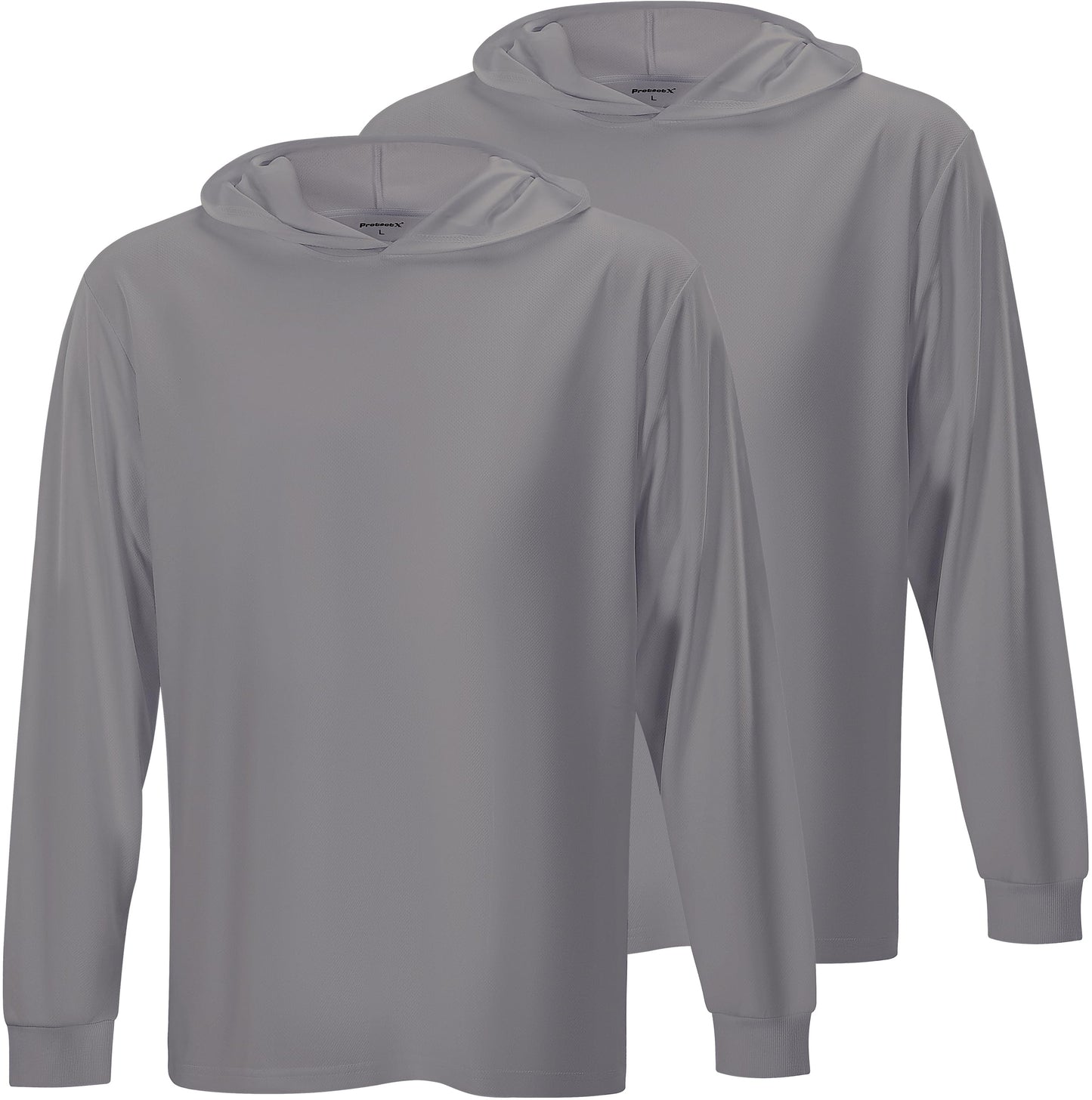 ProtectX High Visibility Sun Protection Lightweight Long Sleeve Hoodie, UPF 50+ Quick-Dry, SPF UV Shirt, Active Wear