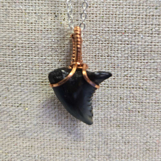 Copper Sentinel on silver chain