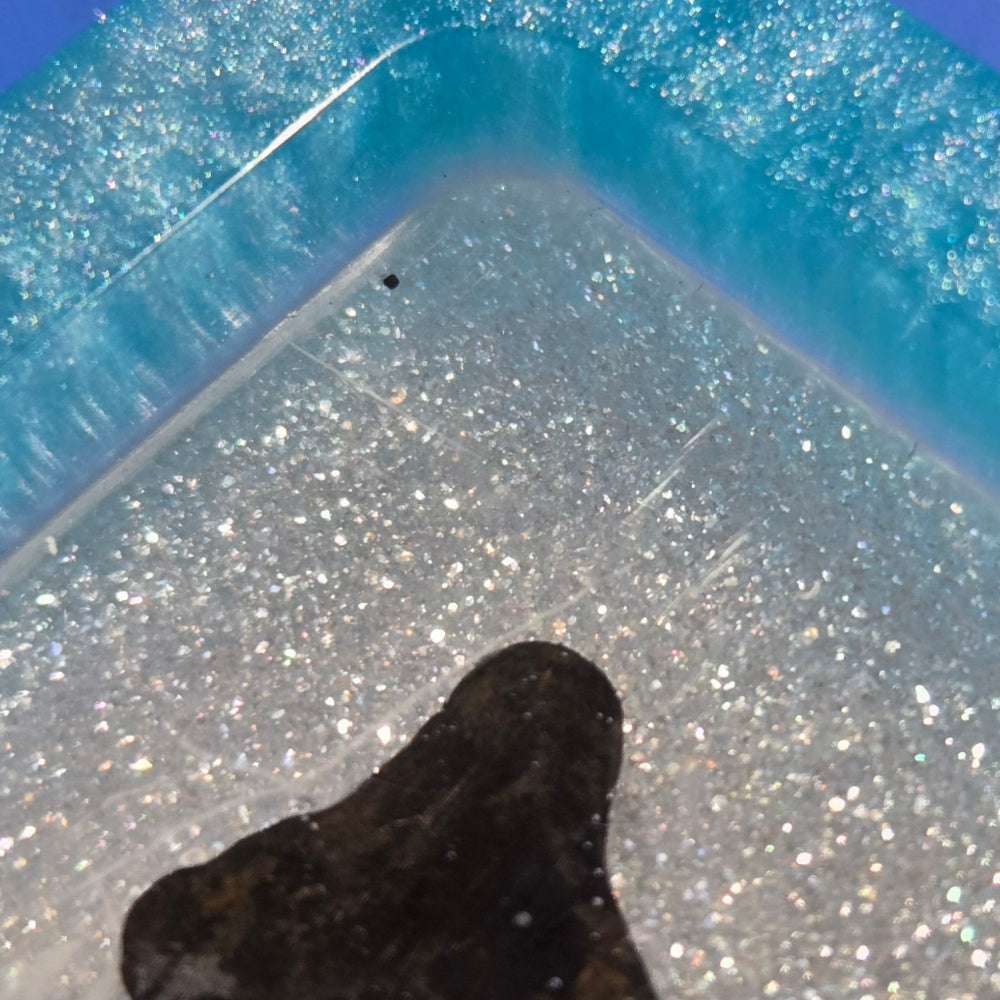 Corner Blue Tray