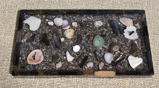 Emerald Tides Tray Fossil Art Creations