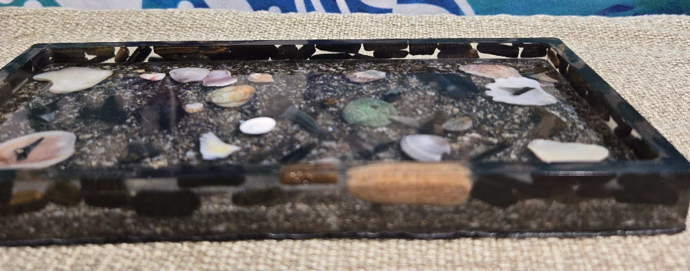 Emerald Tides Tray Fossil Art Creations