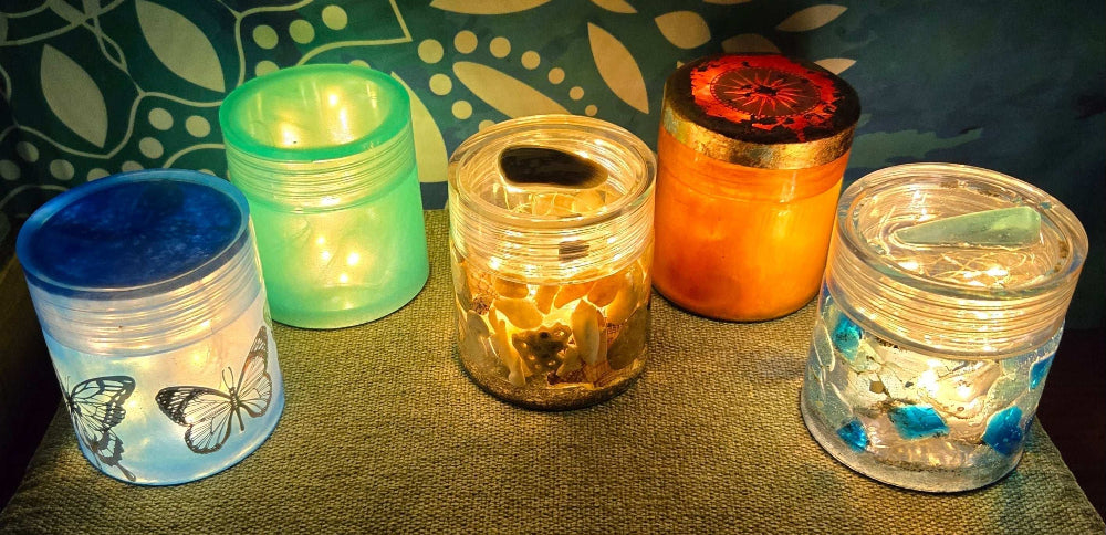  Jars Fossil Art Creations