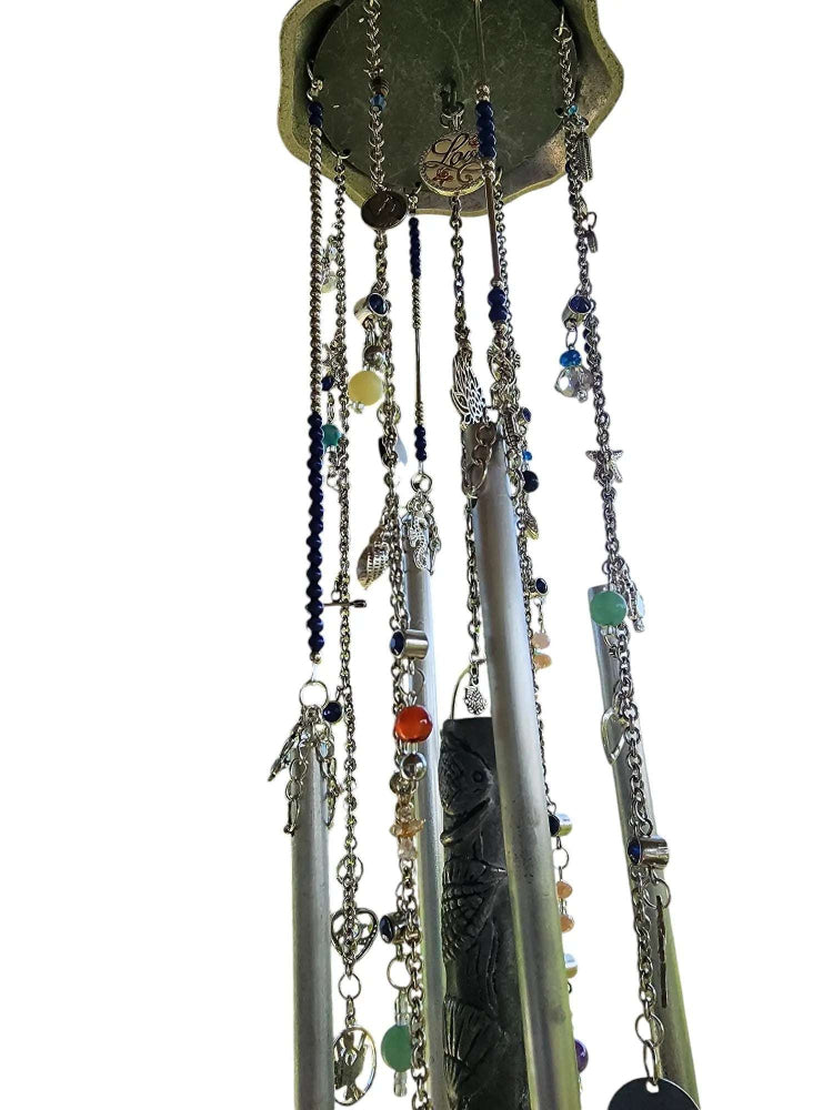 Windchime with ocean inspired charms
