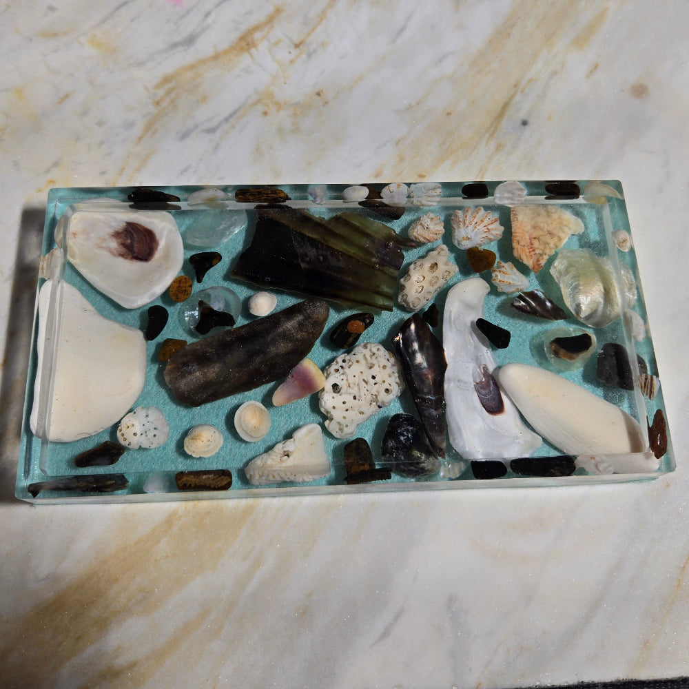Oyster Blue Tray