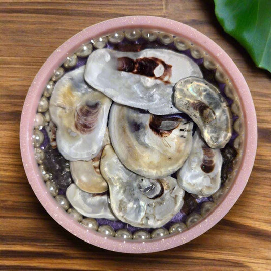 Oysters and Pearls with Pink Ring