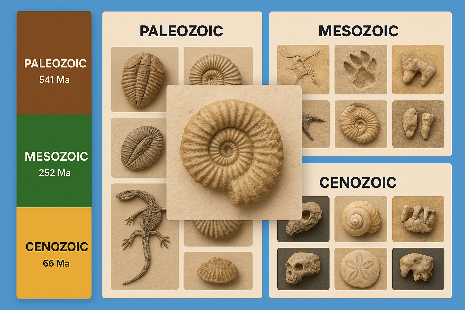 Geological Timeline Layout